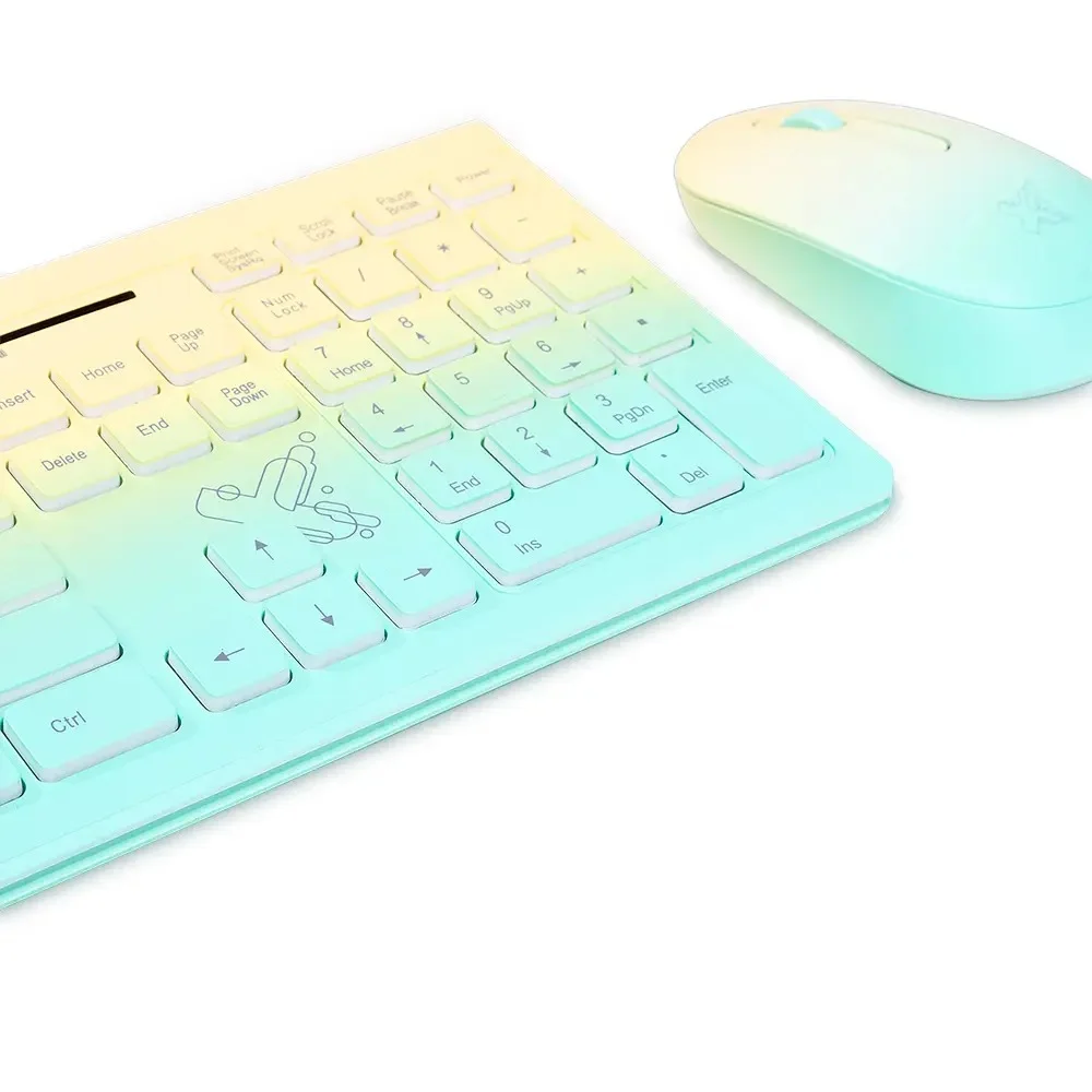 Imagem 4 de 5 do produto Combo Multimídia Maxprint Deluxe Pro, Teclado E Mouse Sem Fio, 2.4G