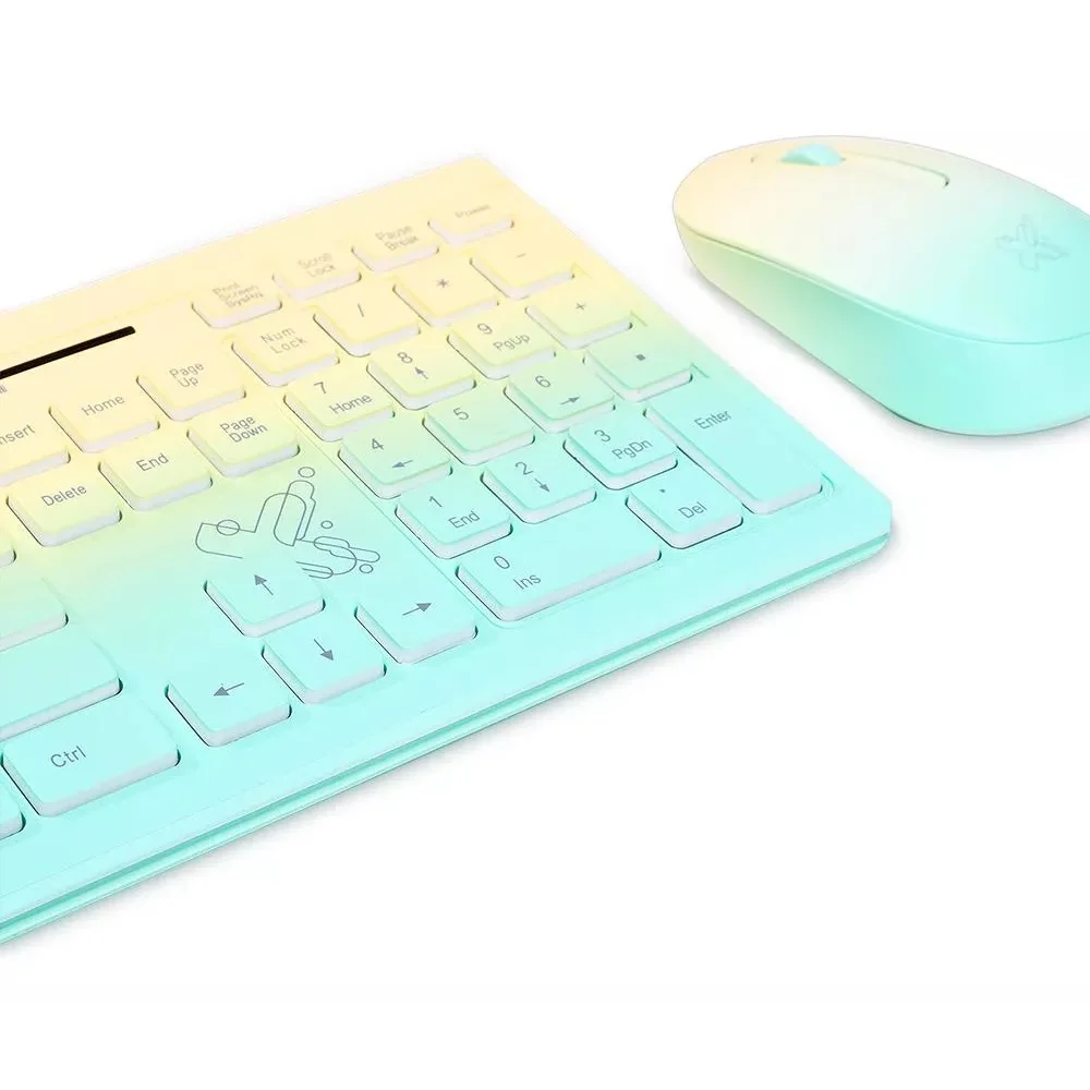 Imagem 5 de 5 do produto Combo Multimídia Maxprint Deluxe Pro, Teclado E Mouse Sem Fio, 2.4G