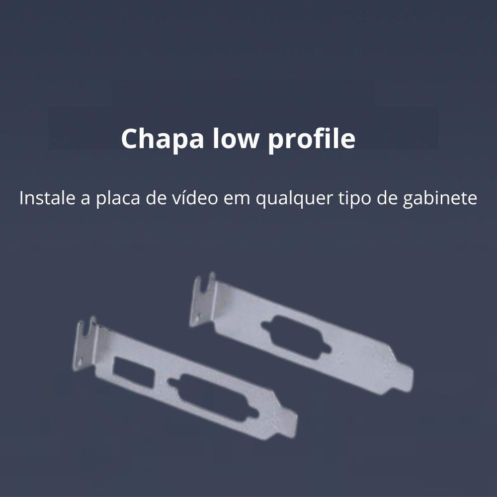 Imagem 3 de 5 do produto Placa De Vídeo Nvidia Geforce Gt 210 1gb Wpc Gt210-1g-16sp HDMI, Dvi E Vga