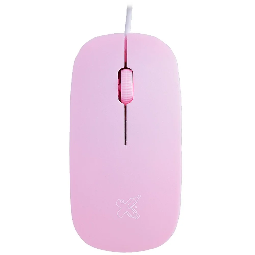 Mouse Maxprint Surface, 1200DPI, 3 Botões, USB, Rosa Mouse Maxprint Surface, 1200DPI, 3 Botões, USB, Rosa