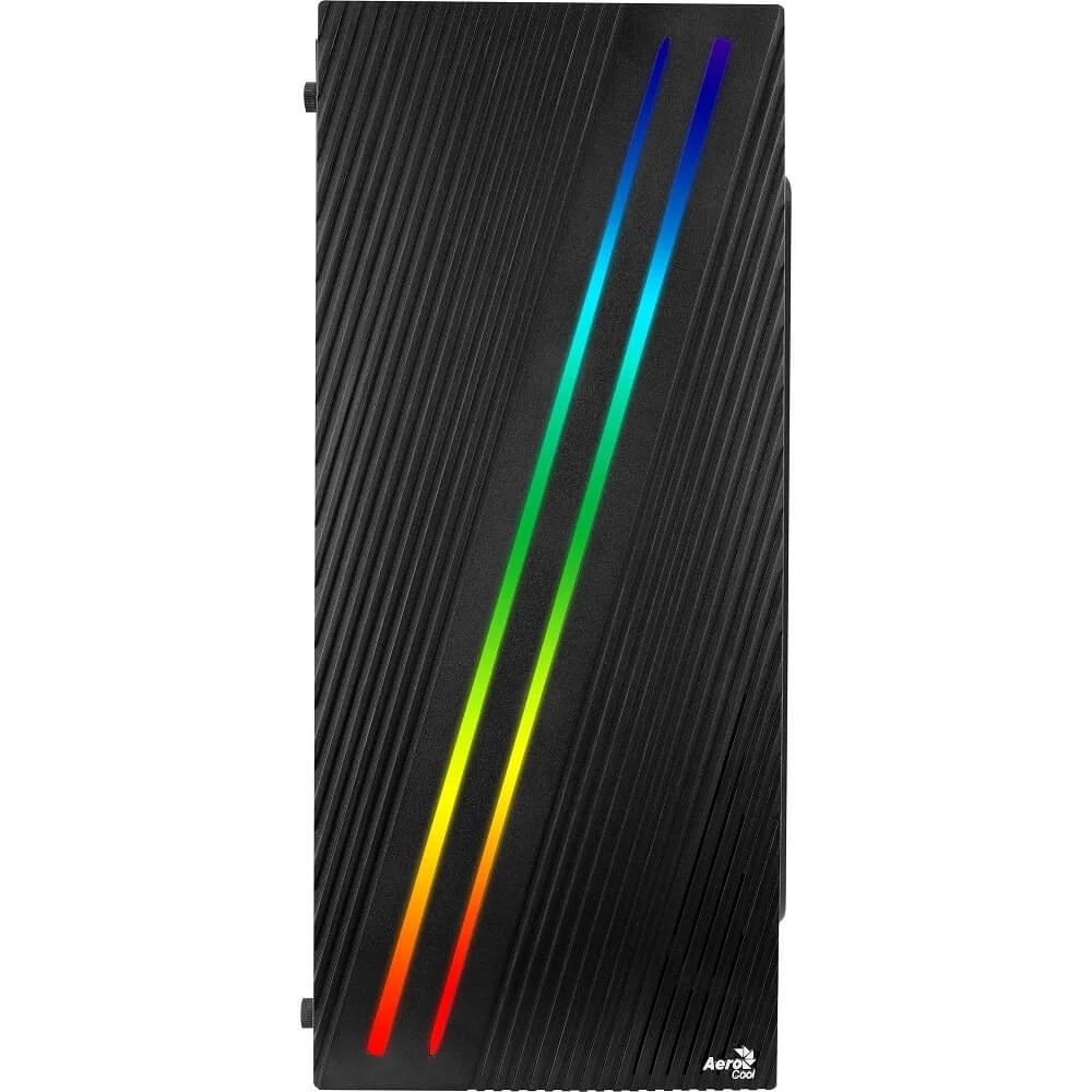 Imagem 3 de 5 do produto Gabinete Gamer Aerocool Streak V1 Frontal, Mid Tower, RGB, Lateral Acrílico - 78121