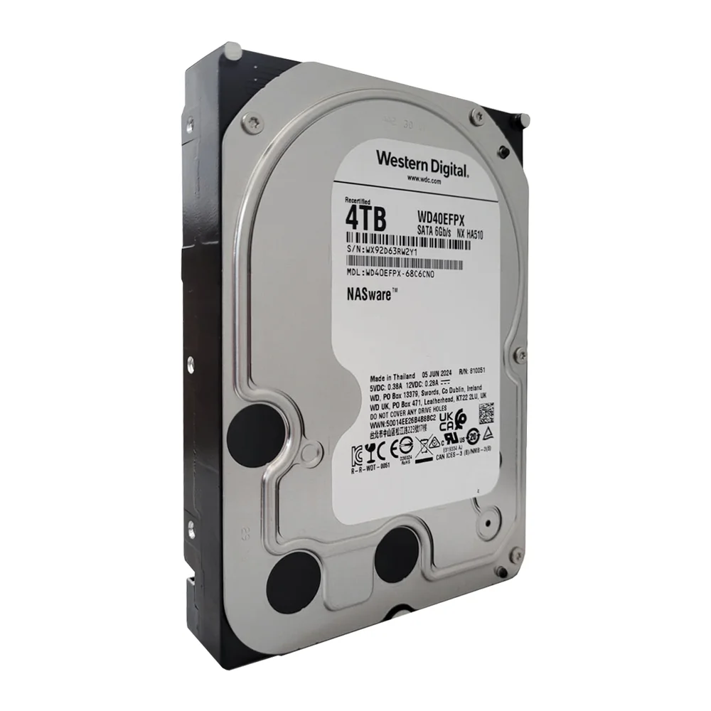 HD Interno WD 4TB Red Plus NAS 35 Wd40efpx KaBuM