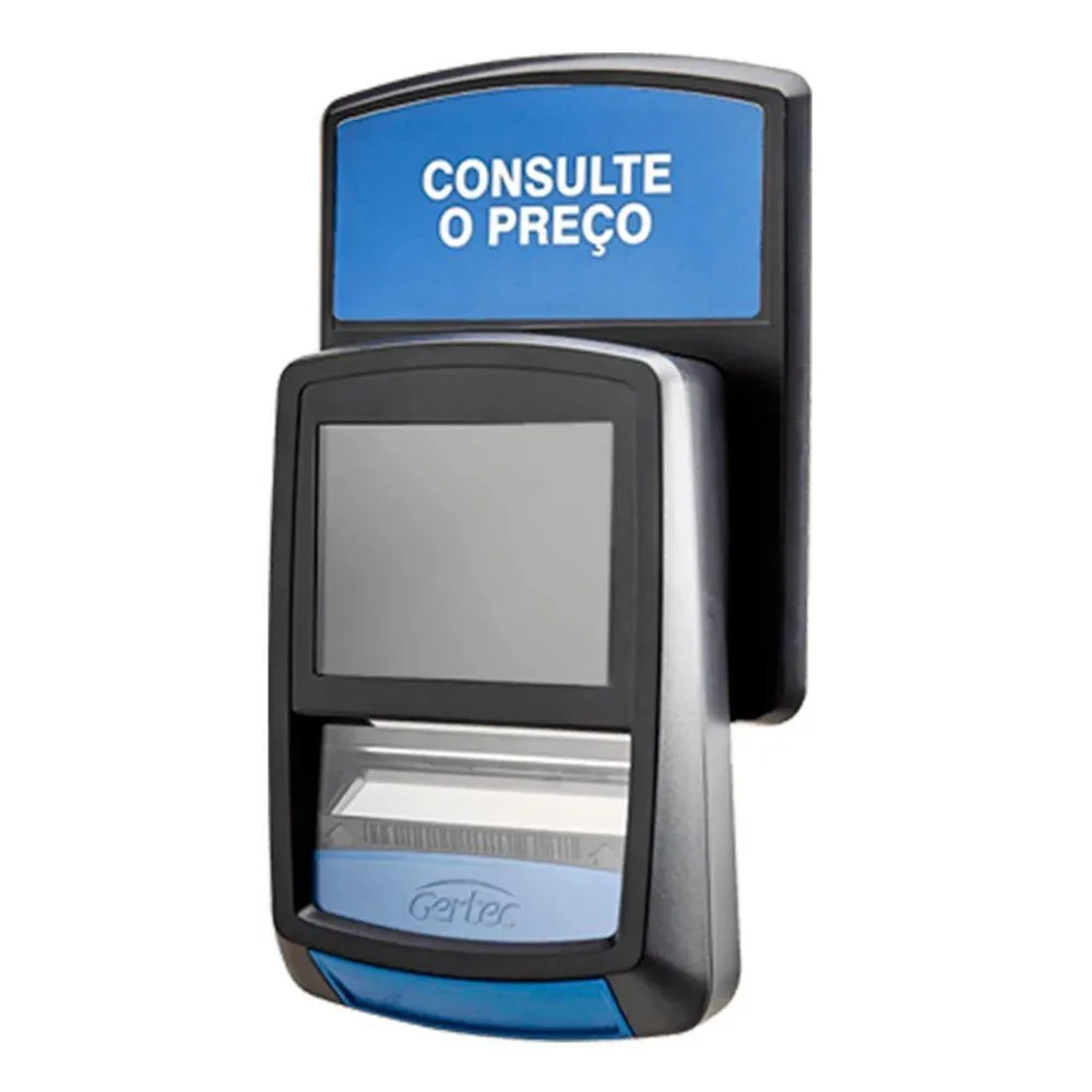 Imagem 2 de 5 do produto Terminal Consulta De Preço Gertec G2-S, Display Colorido, Ethernet E Wi-Fi, Com Voz - G00410098