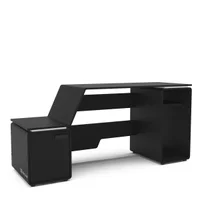 Mesa Gamer E Escritório Xt Racer Space One,Preta Com Detalhe Branco