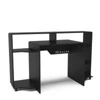 Mesa Gamer E Escritóro Xt Racer Control,Preta Com Logo Branco