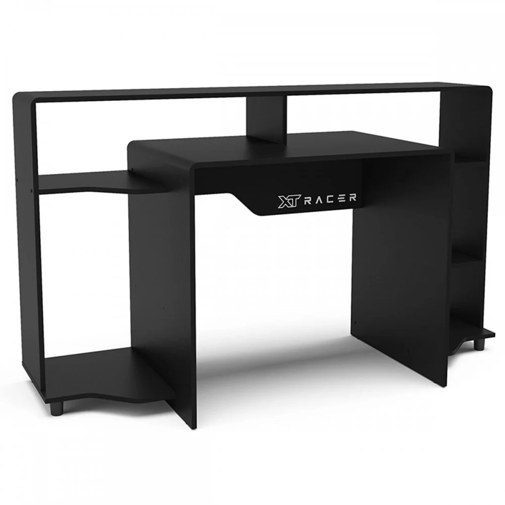 Imagem 4 de 4 do produto Mesa Gamer E Escritóro Xt Racer Control,Preta Com Logo Branco