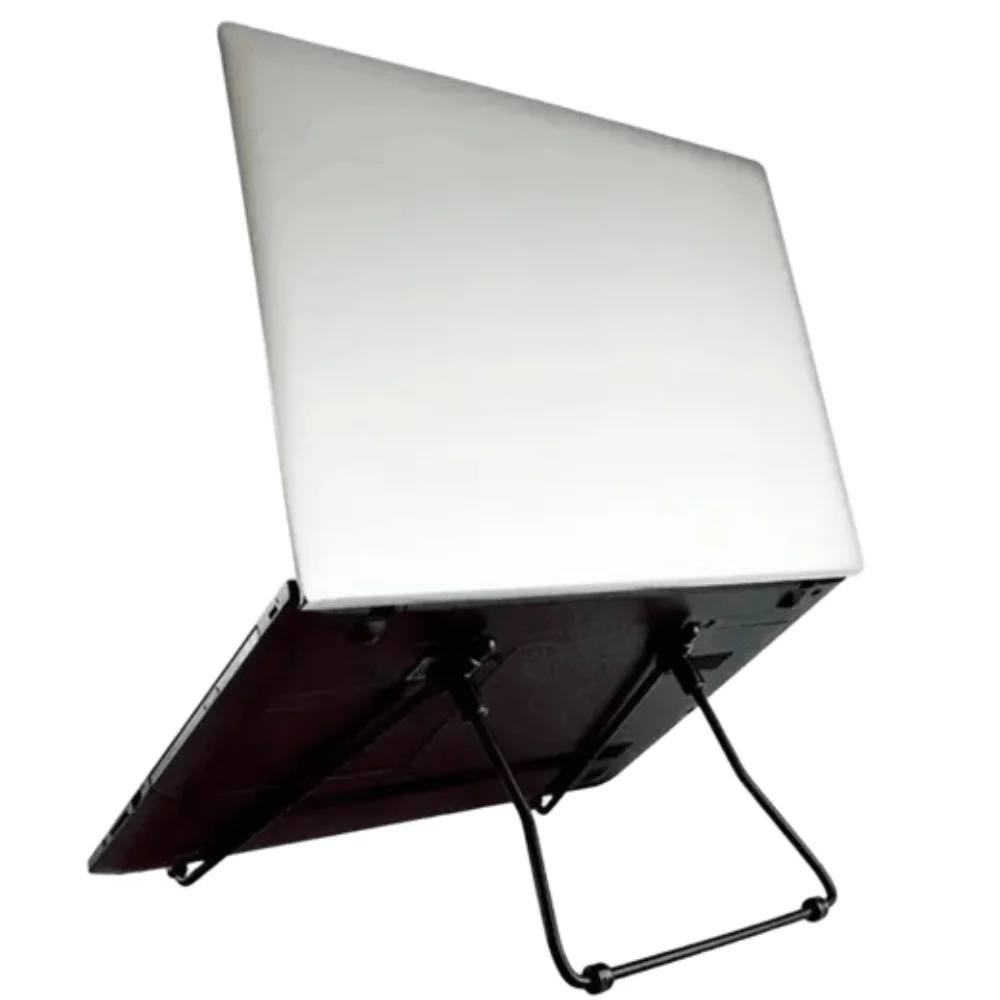 Imagem 4 de 5 do produto Suporte Para Notebook Ergonômico Reliza Steel, Suporta Até 20kg, Preto - 009616