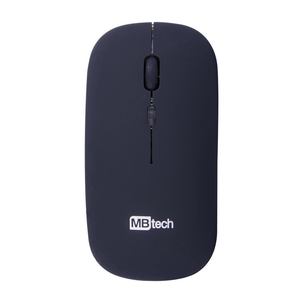 Imagem 2 de 4 do produto Mouse Óptico Mbtech, Recarregável, Bluetooth, M Eight - Mb4429