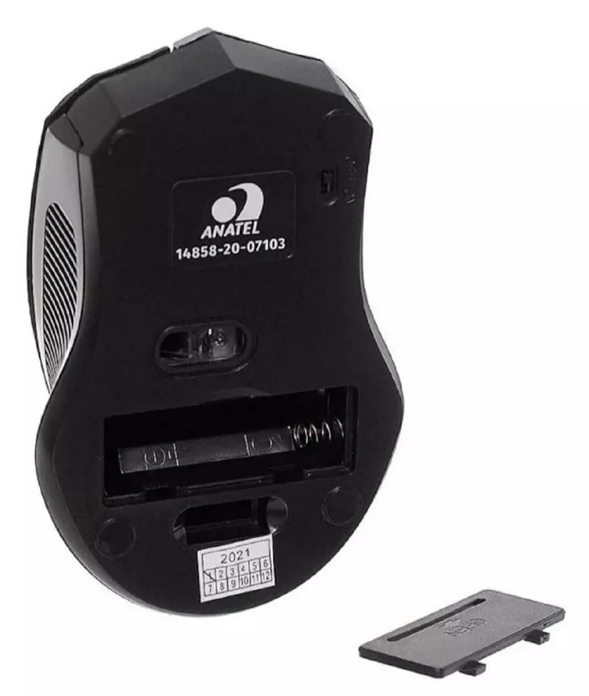 Imagem 5 de 5 do produto Mouse G10, Sem Fio, 1600 Dpi, Rf 2,4ghz, Ergonômico, USB