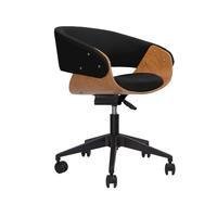 Hanna, cadeira com encosto baixo fabricada com estilo industrial para compor um ambiente irreverente e moderno para seu escritório.Suas curvas proporc