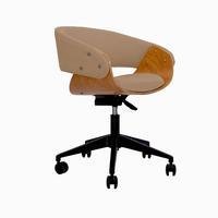Hanna, cadeira com encosto baixo fabricada com estilo industrial para compor um ambiente irreverente e moderno para seu escritório.Suas curvas proporc