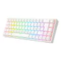 Teclado Mecânico Gamer Redragon Castor RGB, Switch Marrom, ABNT2 - K631w-Rgb