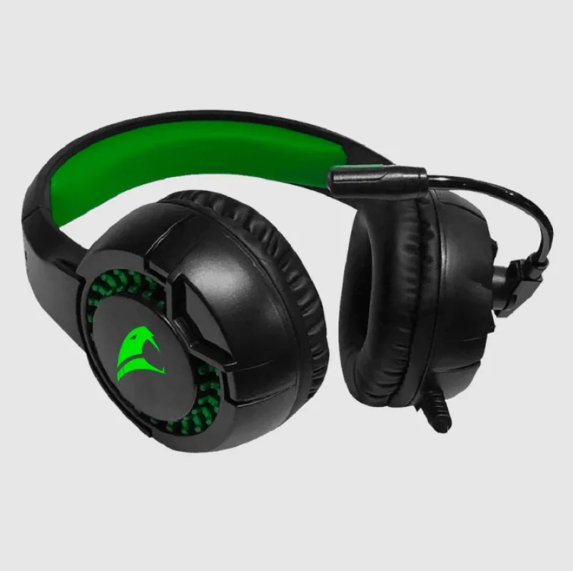 Imagem 3 de 4 do produto Headset Gamer Viper Pro Python LED, USB, Microfone Omnidirecional, Preto – V1415 Hspython615