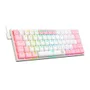 Teclado Redragon, Anivia, Mecânico, Branco Com Rosa, Switch Brown, Abnt-2, K614wp-RGB