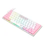 Teclado Redragon, Anivia, Mecânico, Branco Com Rosa, Switch Brown, Abnt-2, K614wp-RGB