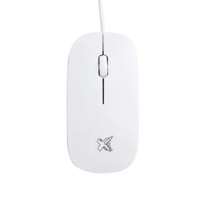 Mouse Maxprint Surface 1.200 Dpi Com Fio, USB 2.0, Branco