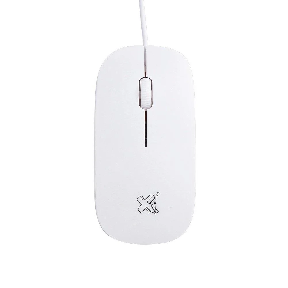 Mouse Maxprint Surface 1.200 Dpi Com Fio, USB 2.0, Branco Mouse Maxprint Surface 1.200 Dpi Com Fio, USB 2.0, Branco