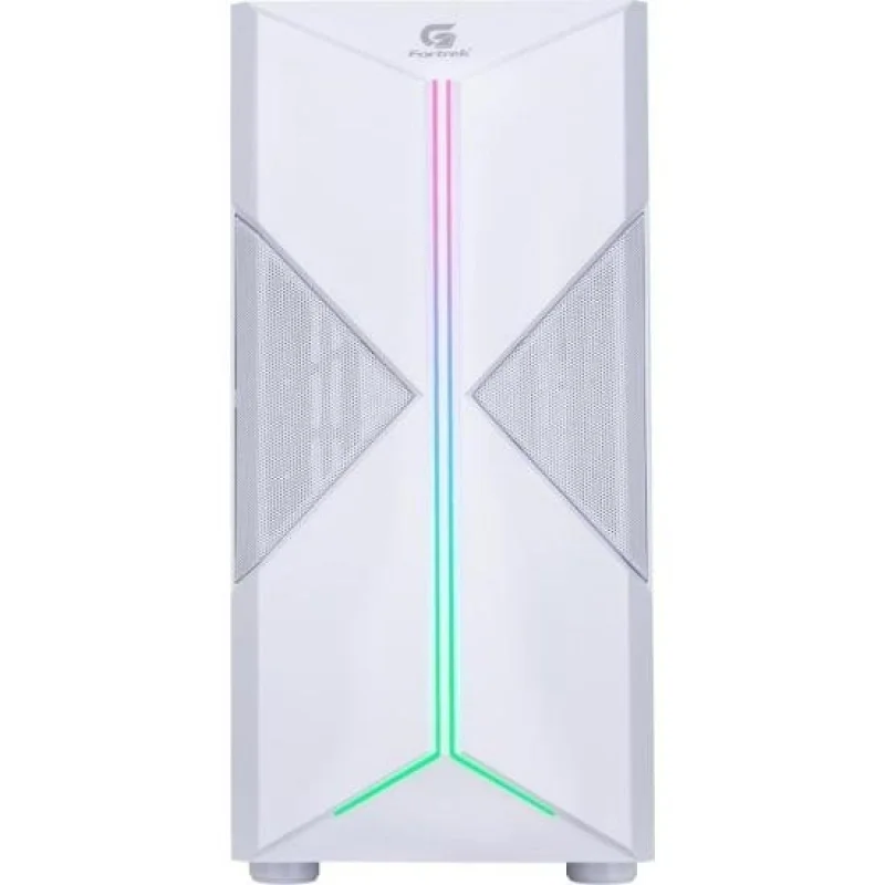 Imagem 4 de 5 do produto Gabinete Gamer Fortrek Holt, Mid Tower, LED RGB, Lateral Em Acrílico, Branco - 80524