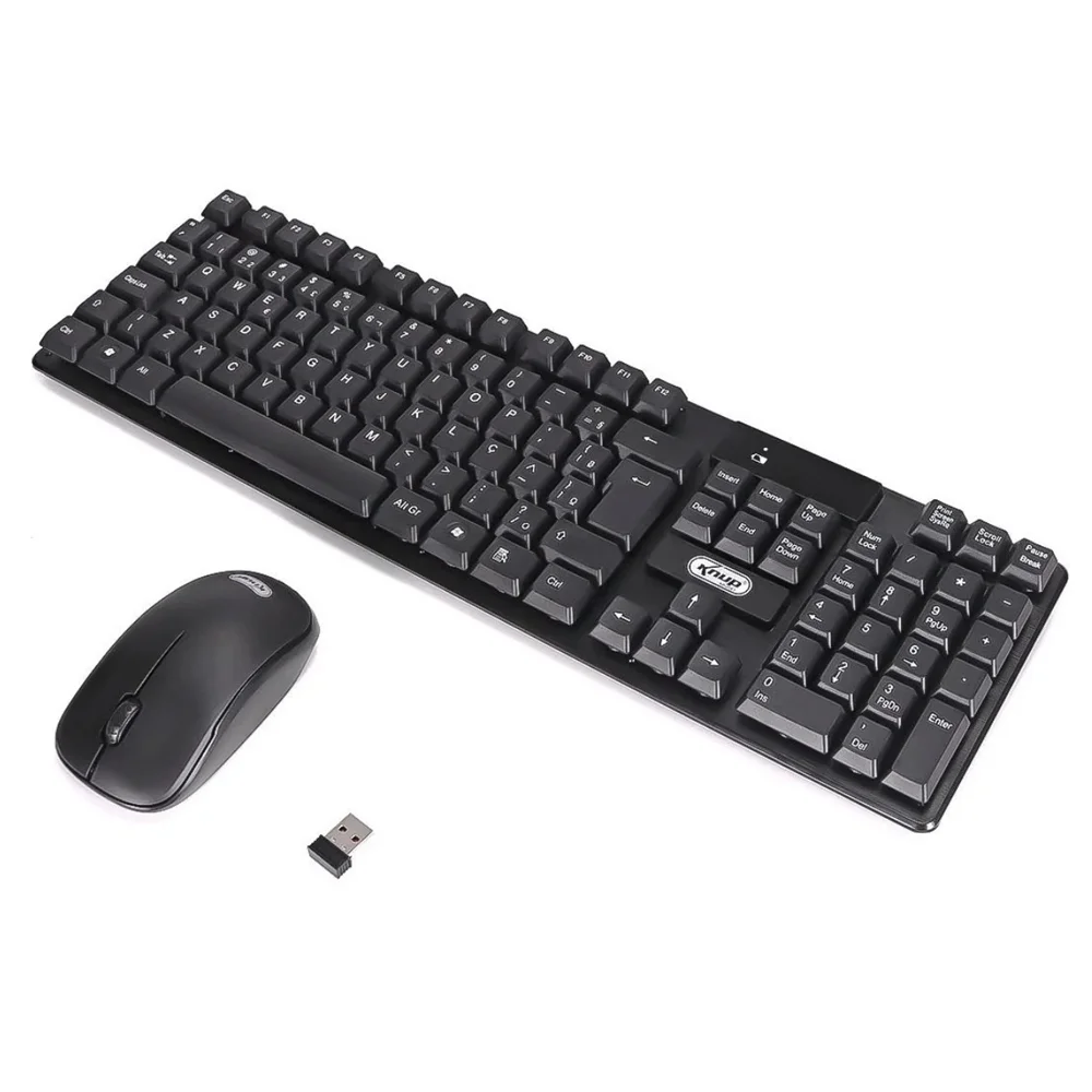 Imagem 3 de 4 do produto Teclado E Mouse, Sem Fio, Compatível Windows,Abnt2