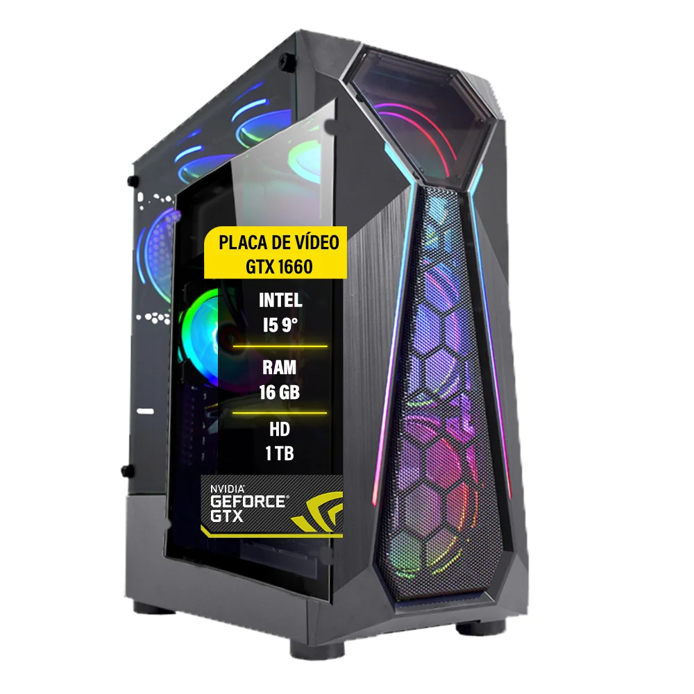 PC Gamer I5 Gtx 1660, SSD 480GB, 16GB