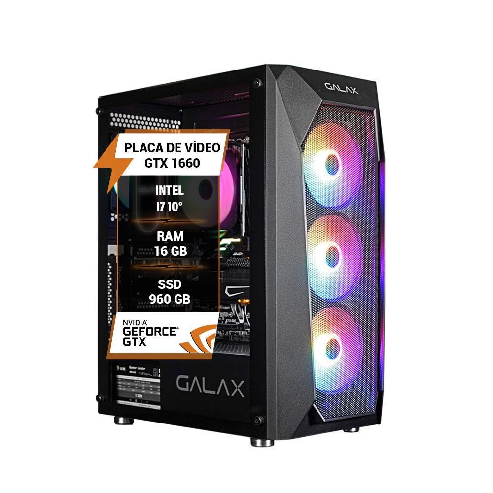 PC Gamer I7 10 16GB SSD 960 Gtx 1660 KaBuM