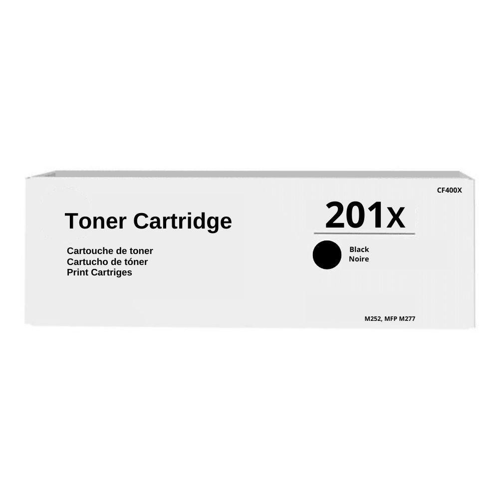 Set van 4 201X CF400X Toner met Chip Compatibel met HP 201X CF400A voor