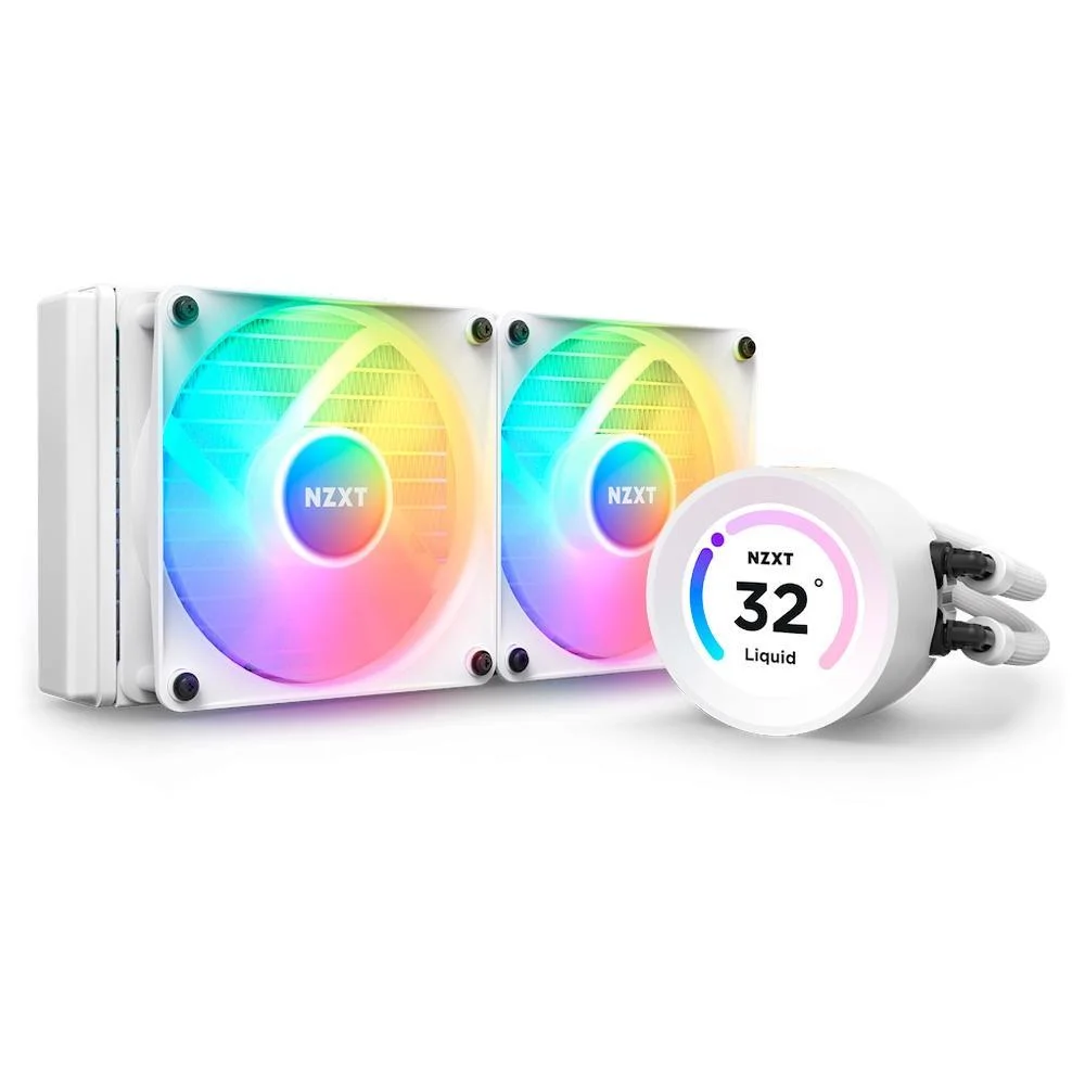 NZXT KRAKEN Elite 240 RGB LCD付き水冷クーラ 箱有り Water Cooler Nzxt Kraken Elite 240 RGB LCD KaBuM