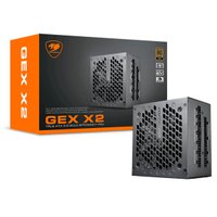 Fonte Cougar Gex X2 1000, 1000W, 80 Plus Gold, PFC Ativo, Ultra-Silencioso, Full Modular, Preta - 31gt100004p01