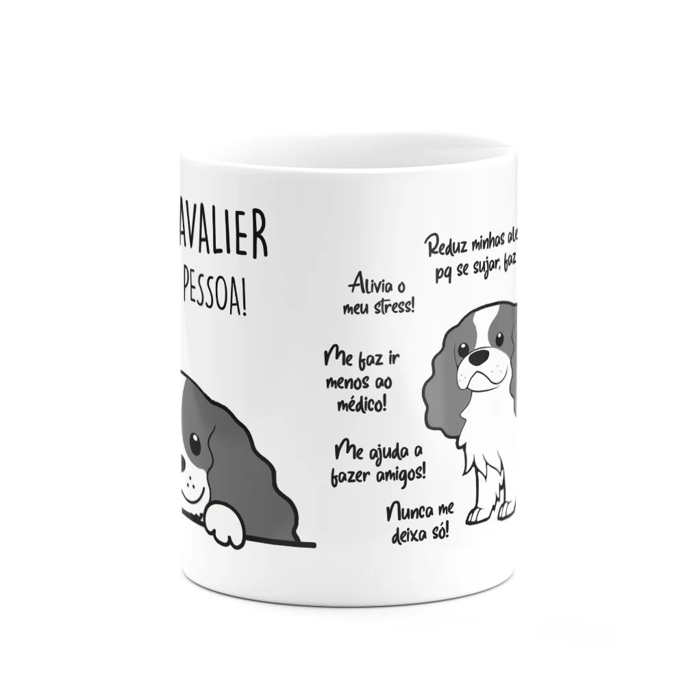 Imagem 2 de 3 do produto Caneca Dog - Meu Cavalier, Melhor Pessoa! M2