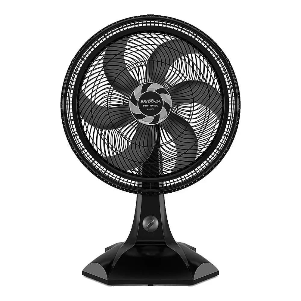 Ventilador De Mesa Britânia Bvt301, 30cm, 60W, 110V, Preto
