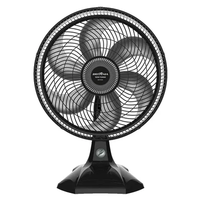 Ventilador de Mesa Britania, 40cm, 6 Pás, 150w, 110v, Preto -  Bvt400