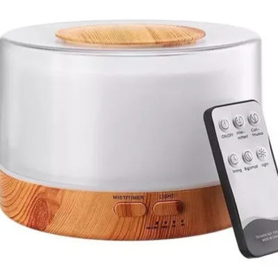 Umidificador Difusor De Aromas De Ar Led, Com Controle Remoto 500ml