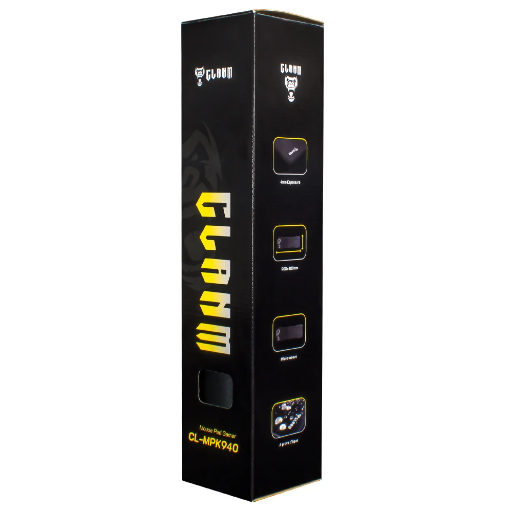Imagem 4 de 4 do produto Mouse Pad Gamer Mpk940, Preto, 90x40cm -Clanm