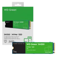 内蔵型SSD WD Green SN350 1TB NVMe SSD M.2 2280 SSD WD Green SN350 1TB NVMe M.2 2280 (Leitura até 2400MB/s e