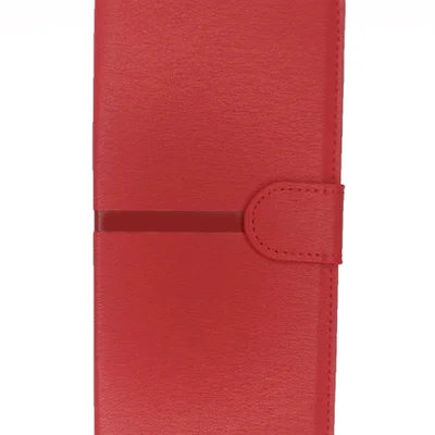 Capa Carteira Para Motorola Moto Edge 40 (tela De 6.55) - Vermelha
