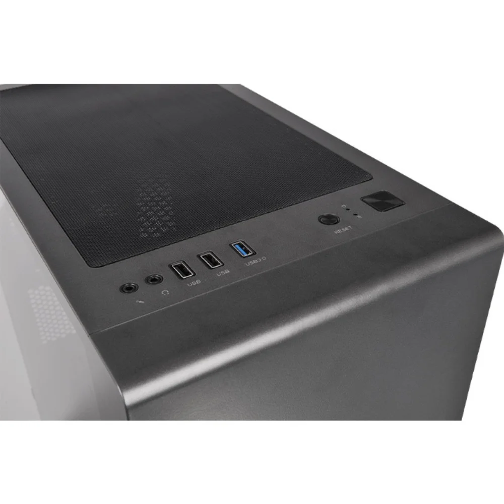 Imagem 4 de 5 do produto Gabinete Tt S100 TG, Mini Tower, Com Fonte 600W, Lateral Vidro, Preto - Ca-3q9-60s1wz-00
