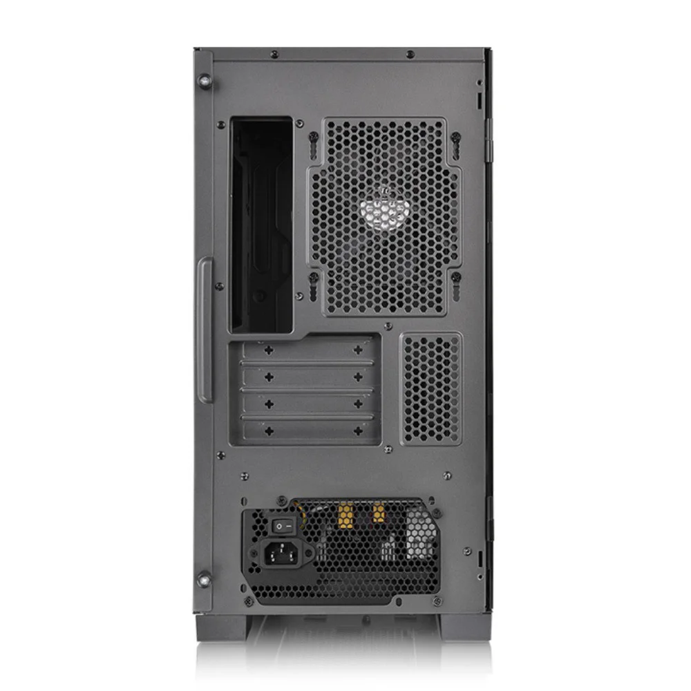 Imagem 5 de 5 do produto Gabinete Tt S100 TG, Mini Tower, Com Fonte 600W, Lateral Vidro, Preto - Ca-3q9-60s1wz-00