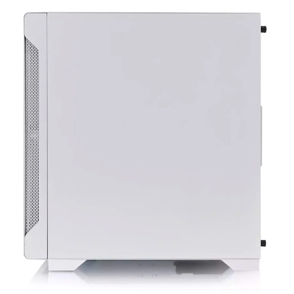 Imagem 2 de 5 do produto Gabinete Tt S100 TG, Mini Tower, Com Fonte 600W, Lateral Vidro, Branco Neve - Ca-3q9-60s6wz-00