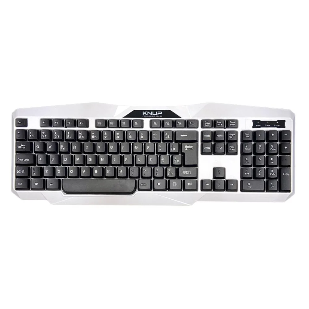 Teclado Knup Gamer Madset, LED RGB