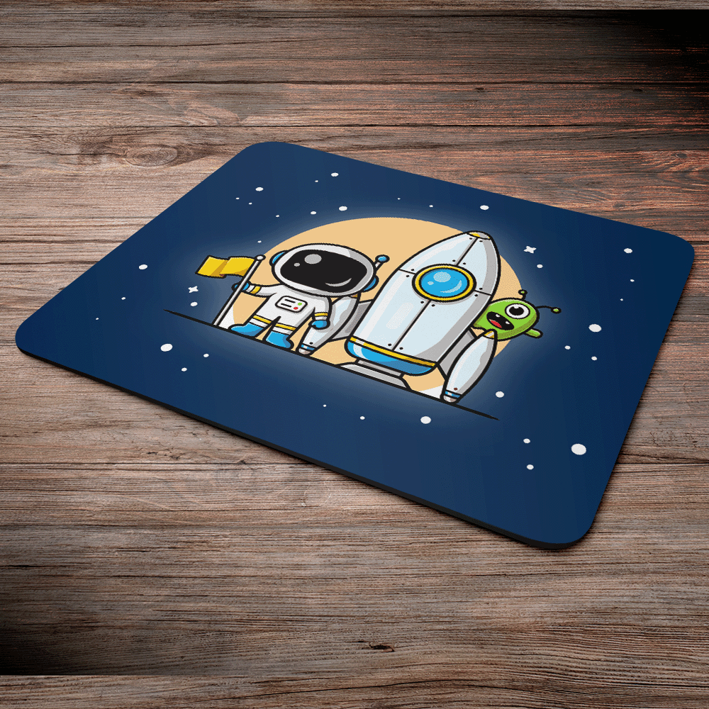 Mouse Pad Divertido,Astronauta Descovery Mouse Pad Divertido,Astronauta Descovery