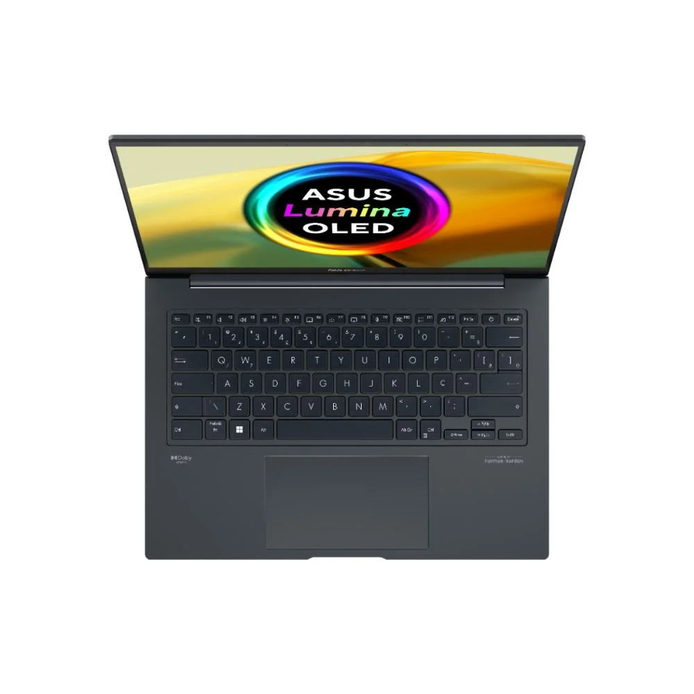 Notebook Asus Zenbook 14x Oled Ux3404va-m9295w, Intel Core i9 13900h Evo, 4.1GHZ, 16GB RAM, 1TB SSD, Intel Iris Xe, Windows 11 Home, Cinza Notebook Asus Zenbook 14x Oled Ux3404va-m9295w, Intel Core i9 13900h Evo, 4.1GHZ, 16GB RAM, 1TB SSD, Intel Iris Xe, Windows 11 Home, Cinza