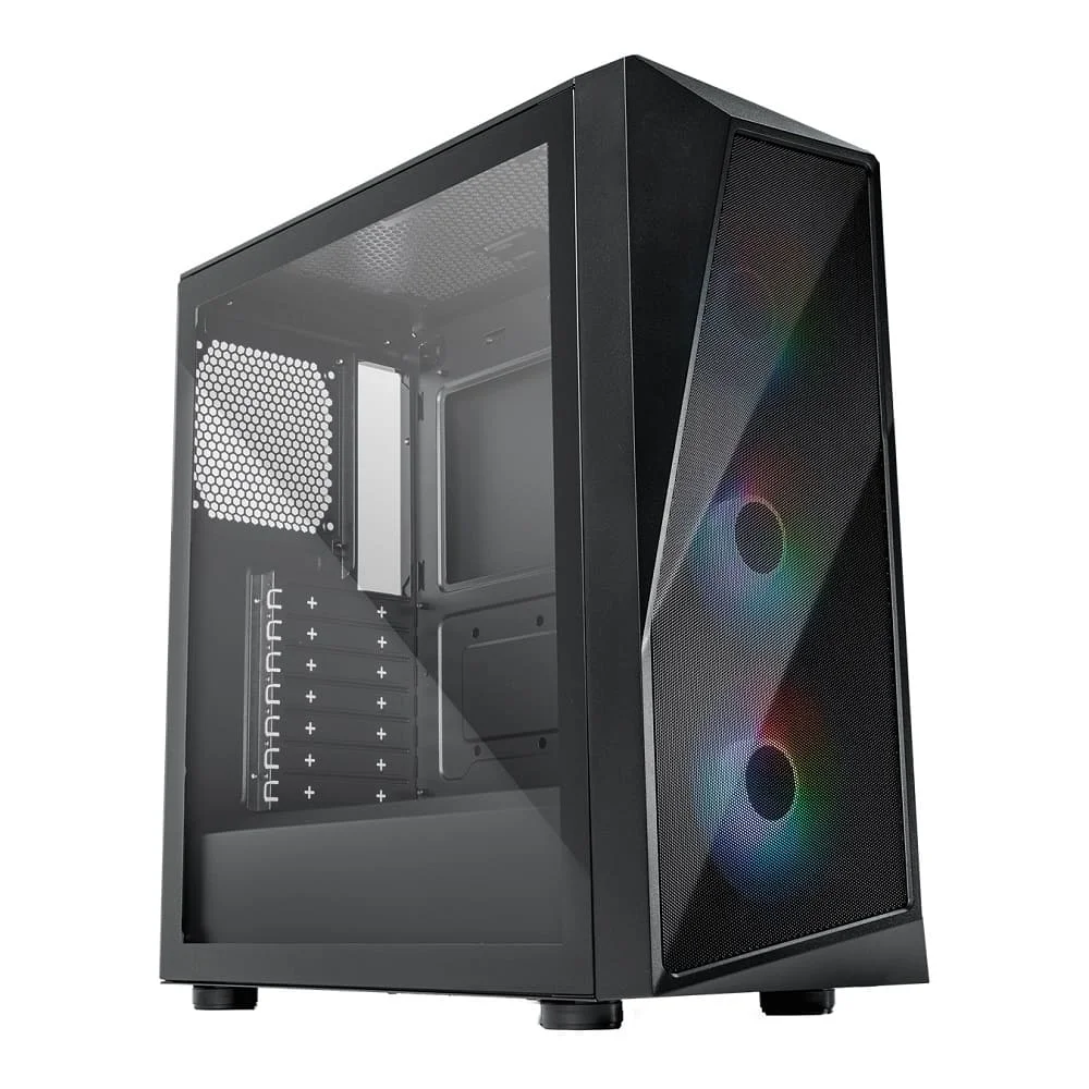 Imagem 3 de 5 do produto Gabinete Cooler Master Cmp 520, Lateral De Vidro,3 Fans Led Argb,Preto - Cp520-kgnn-s00