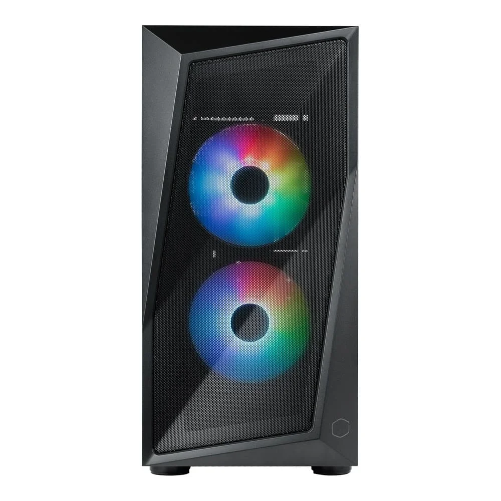 Imagem 2 de 5 do produto Gabinete Cooler Master Cmp 320, Lateral De Vidro, 2 Fans Argb De 120 Mm, Preto - Cp320-kgnn-s00