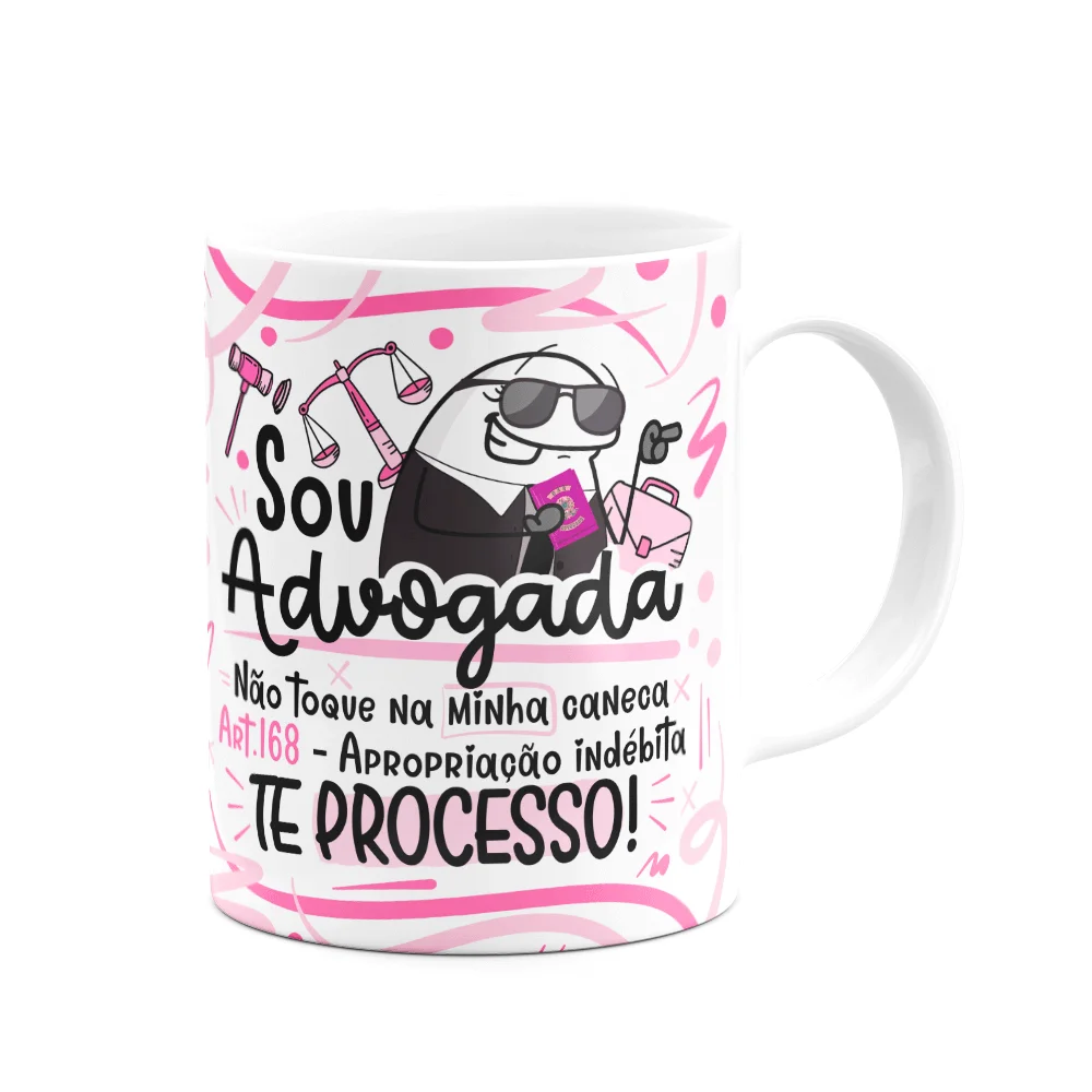 Imagem 3 de 3 do produto Caneca Flork Profissões - Sou Advogada