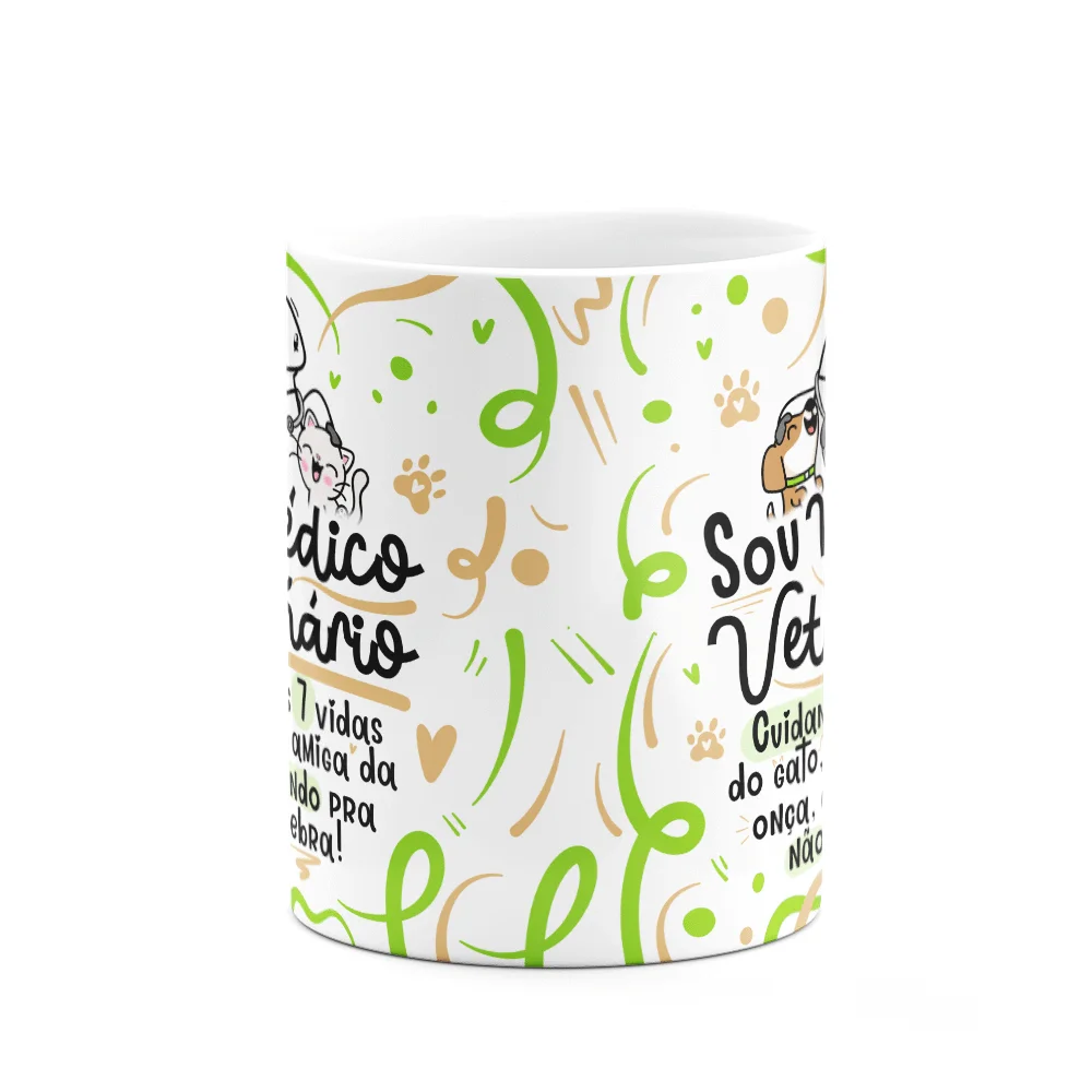 Imagem 2 de 3 do produto Caneca Flork Profissões - Sou Médico Veterinário