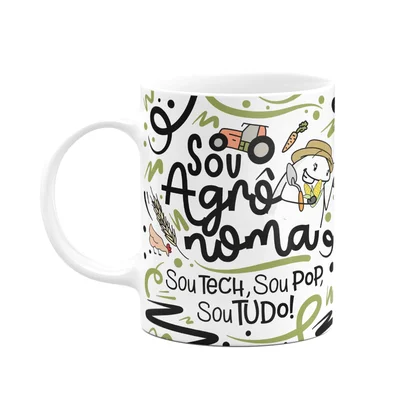 Caneca Flork Profissões - Sou Agrônoma
