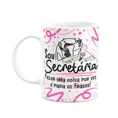 Caneca Flork Profissões - Sou Secretária
