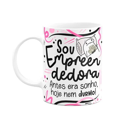 Caneca Flork Profissões, Sou Empreendedora