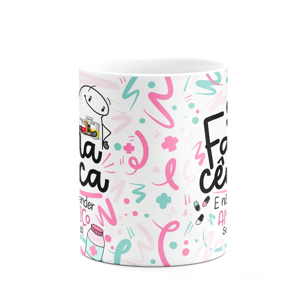 Imagem 2 de 3 do produto Caneca Flork Profissões, Sou Farmacêutica