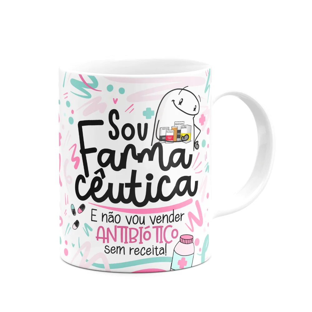 Imagem 3 de 3 do produto Caneca Flork Profissões, Sou Farmacêutica